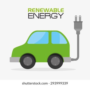 Green energy design, vector illustration eps 10.