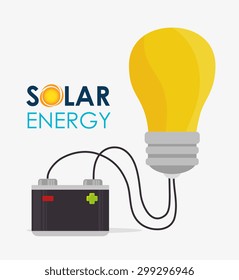 Green energy design, vector illustration eps 10.