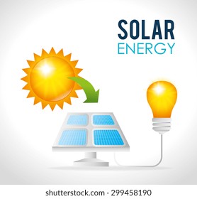 Green energy design, vector illustration eps 10.