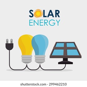 Green energy design, vector illustration eps 10.