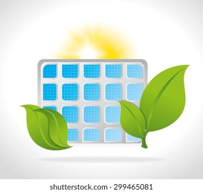 Green energy design, vector illustration eps 10.