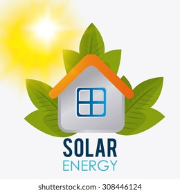Green energy design, vector illustration eps 10.