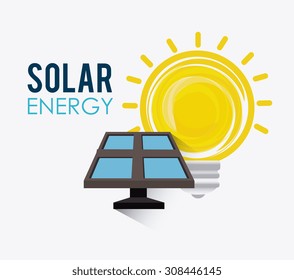 Green energy design, vector illustration eps 10.