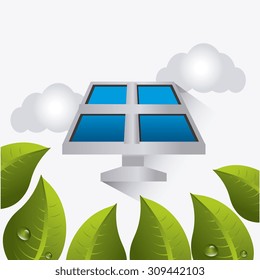 Green energy design, vector illustration eps 10.