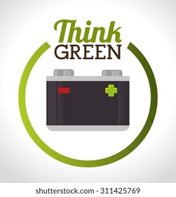 green energy design, vector illustration eps 10.