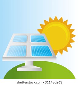 green energy design, vector illustration eps 10.