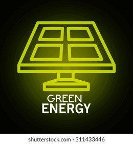 green energy design, vector illustration eps 10.