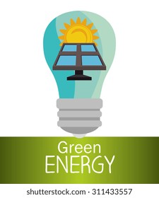 green energy design, vector illustration eps 10.
