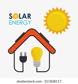 Green energy design, vector illustration eps 10.