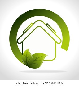 Green energy design, vector illustration eps 10.