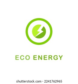 Ecología de la energía verde con diseño de flash Vector libre