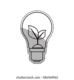 Green energy ecology icon vector illustration. graphic design