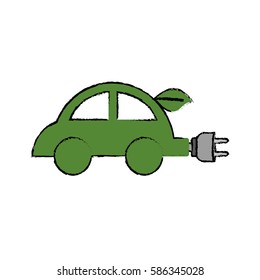 Green energy ecology icon vector illustration graphic design