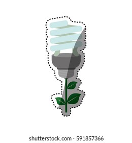 Green energy ecology icon vector illustration graphic design