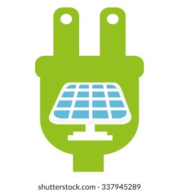 Green energy and ecology theme design, vector illustration graphic 