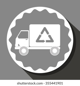 Green energy and ecology theme design, vector illustration graphic