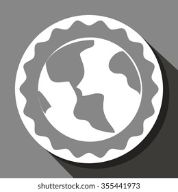 Green energy and ecology theme design, vector illustration graphic