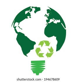 Green energy icon