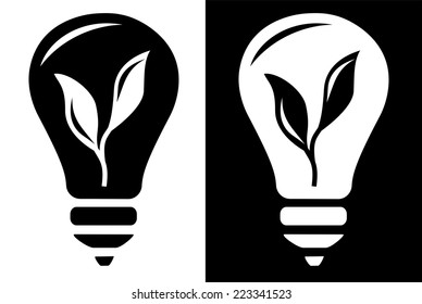 Green energy icon