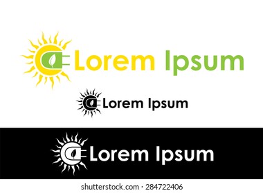 Green energy icon