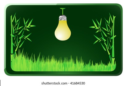 Green energy icon