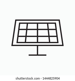 Green energy icon, ecology vector flat icon. Flat style sign for mobile concept and web design.
