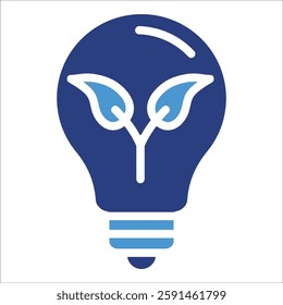 Green Energy Icon Element For Design