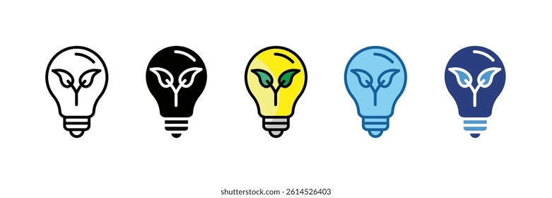 Green Energy Icon Element For Design