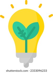 Green Energy Icon image. Suitable for mobile application.