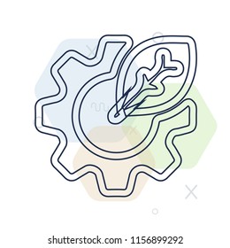 Green energy icon vector can be used as png, Green energy