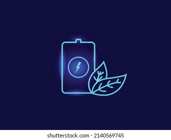 green energy icon vector illustration 