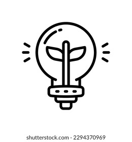 green energy icon for your website, mobile, presentation, and logo design.