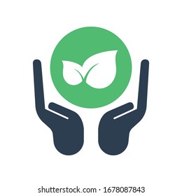 Green energy icon/Green eco power design /vector illustration/
 vector graphics
