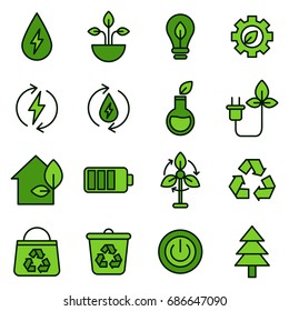 Green Energy Icons