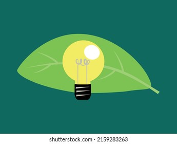 Green energy and ideas logo