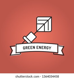 GREEN ENERGY LINE ICON SET