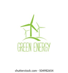 Green energy logo