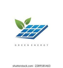 Green energy  logo design vector illustration simple concept Premium Vector Part 1