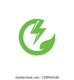 green energy logo , eco tech logo