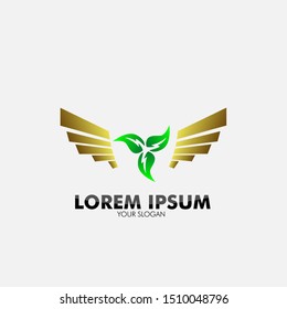green energy logo icon for energy company
