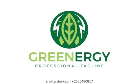 Green Energy Logo, Green Rocket Logo