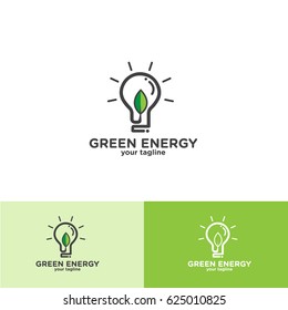 Green Energy for Logo Template Design