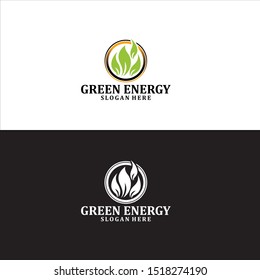 Green Energy Logo in Vector