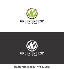 Green Energy Logo in Vector