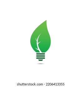 Green energy logo vector graphics