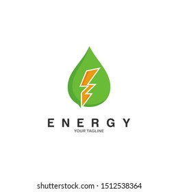 Green Energy Logo Vector Template