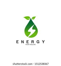 Green Energy Logo Vector Template