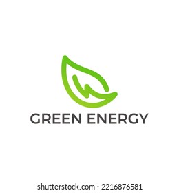 GREEN ENERGY MODERN LOGO DESIGN