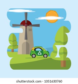 Green energy on nature