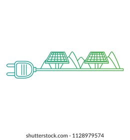 green energy plug with solar panels